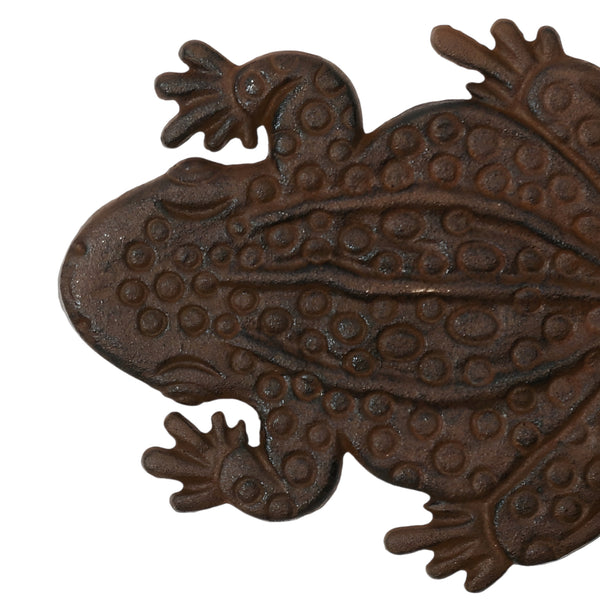 Set 3 Cast Iron Frog Outdoor Garden Stepping Stones