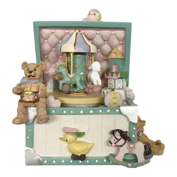 Children's Baby Trunk Of Toys & Carousel Music Box