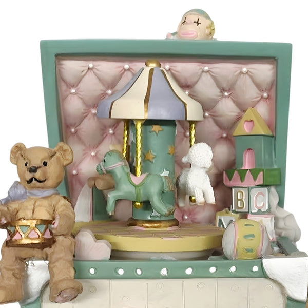 Children's Baby Trunk Of Toys & Carousel Music Box