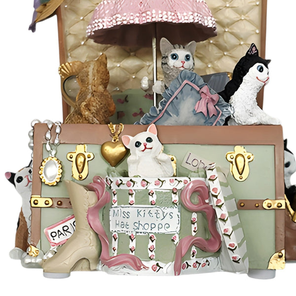 Children's Trunk Of Kittens Music Box