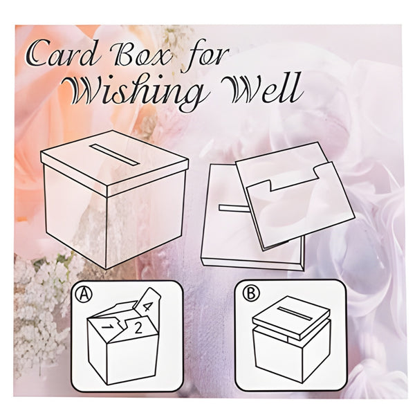 Plain Baby Pink Square Wishing Well Box