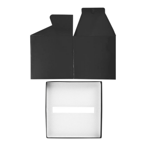 Plain Black Gloss Square Wishing Well Box