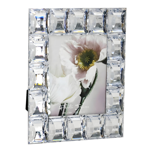 Sparkling Crystal Edge Bevelled Jewels Glass Photo Frame Wedding Engagement Gift home decor decorative tabletop elegant