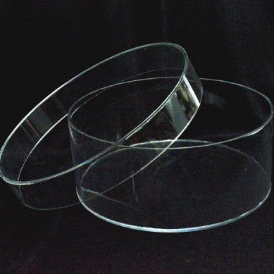 Plain Clear Round Acrylic Wedding Stefana Crowns Display Keepsake Box orthodox perspex
