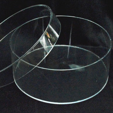 Plain Clear Acrylic perspex Round Orthodox Christening baptism Display Keepsake Gift Box