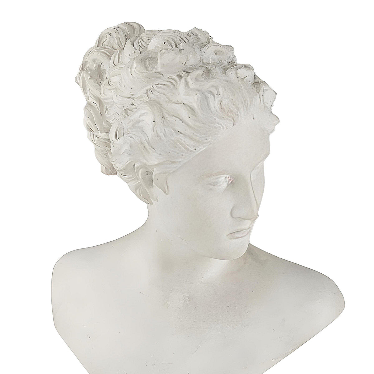 White Woman Lady Bust Mythology Resin Statue Sculpture – Palm Gifts