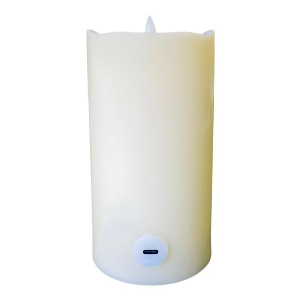 Orthodox Holy Mother Mary & Jesus LED Light Up Flameless Pillar Candle