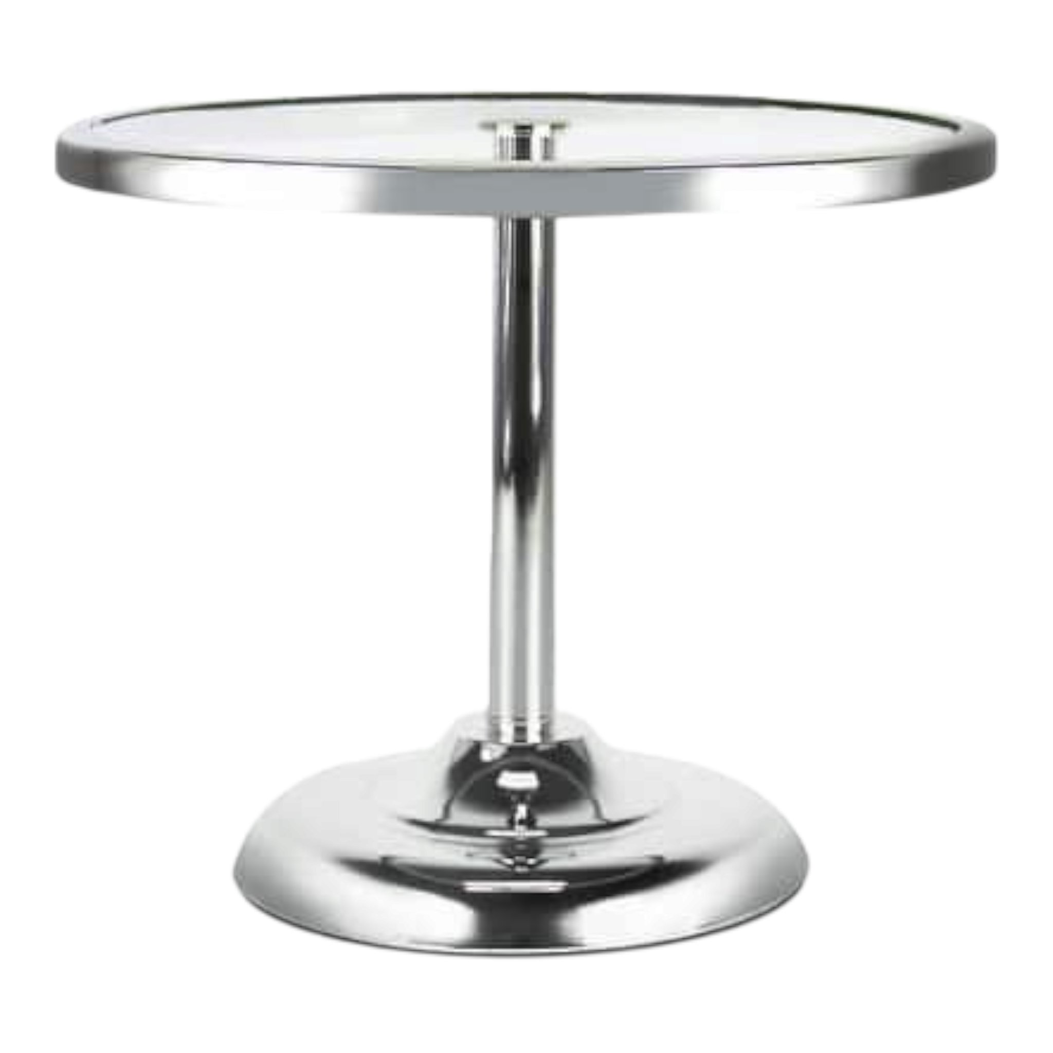 Silver Frame & Glass Top Cake Stand- 35cm