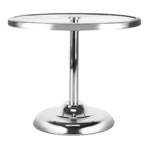 Silver Frame & Glass Top Cake Stand- 35cm