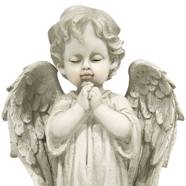 Standing Praying Angel Cherub Statue