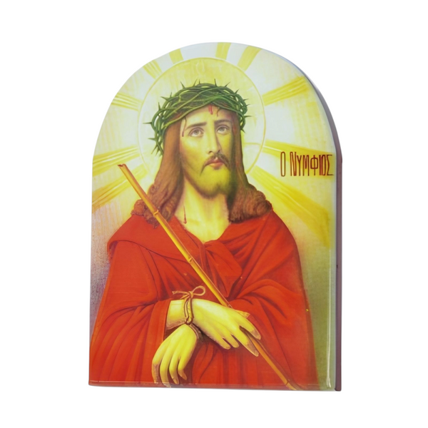 Orthodox The Passion Of Jesus Christ Wooden Icon Plaque