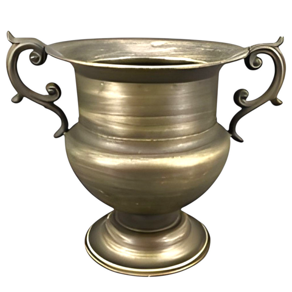 Antique Gold Urn Vase & Ornate Handles