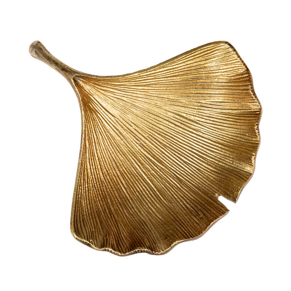 Gold Plated Leaf Tray bowl Decorative Tabletop vanity coffee table home decor dining table