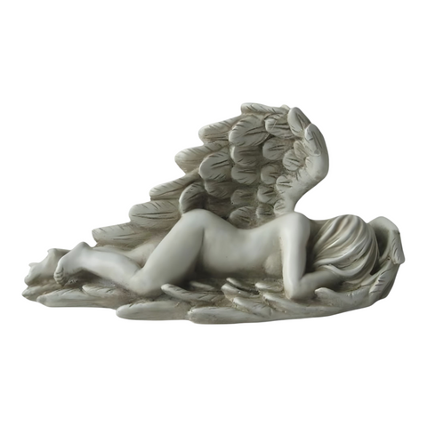 Sleeping Angel Statue With Big Wings