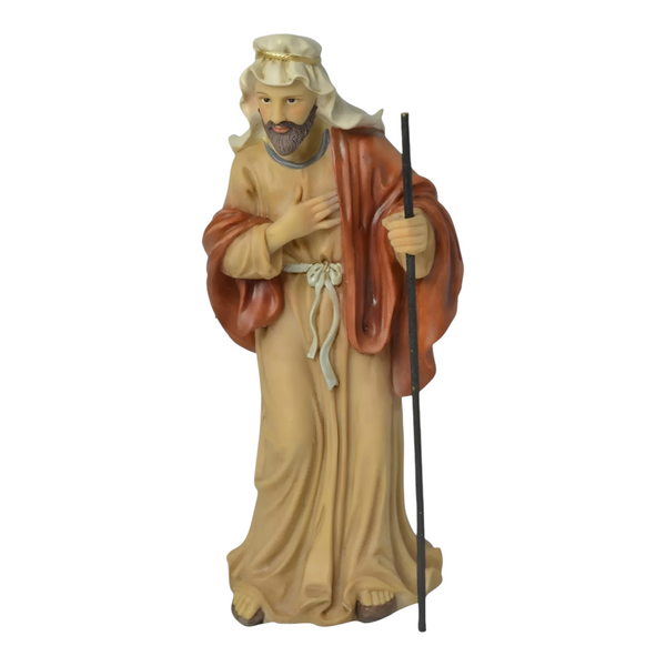 11 Piece Christmas Nativity Scene Colour Figurines Display Set- 22cm