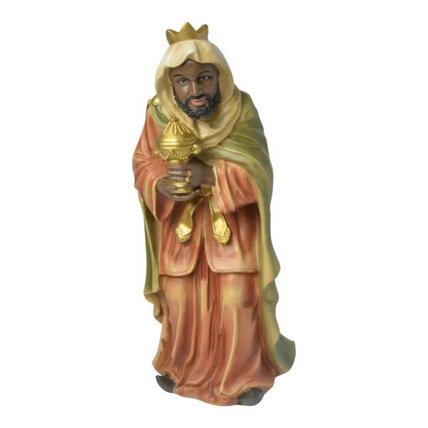 11 Piece Christmas Nativity Scene Colour Figurines Display Set- 30cm