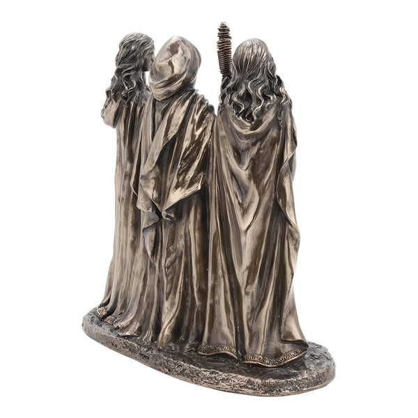 Verosene Bronze The Three Fates Of Destiny Greek Mythology Resin Statue Figurine