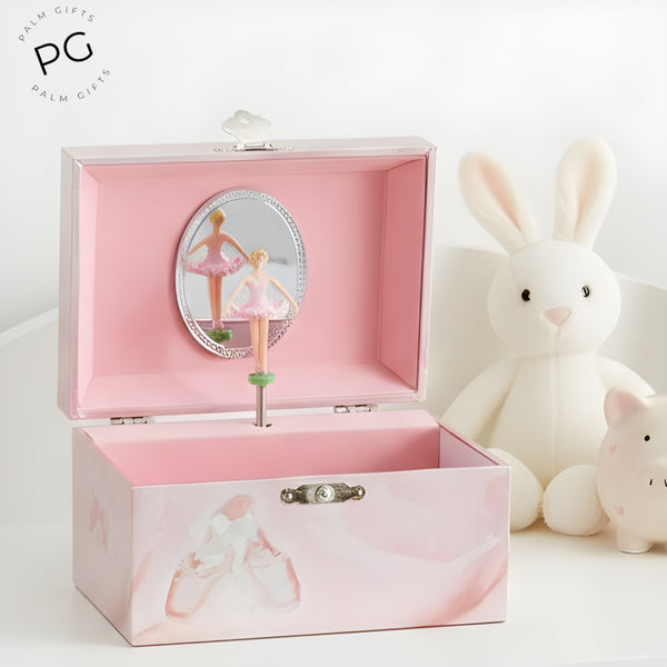Children's Pink Musical Ballerina Jewellery Box