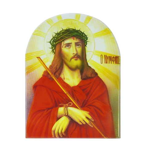 Orthodox The Passion Of Jesus Christ Wooden Icon Plaque