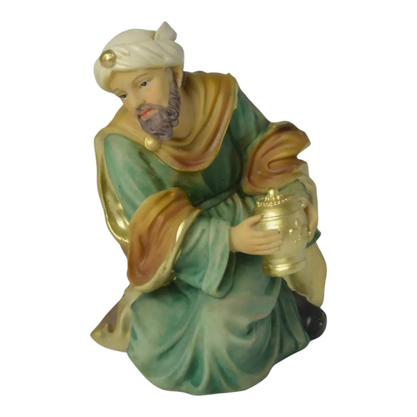11 Piece Christmas Nativity Scene Colour Figurines Display Set- 22cm
