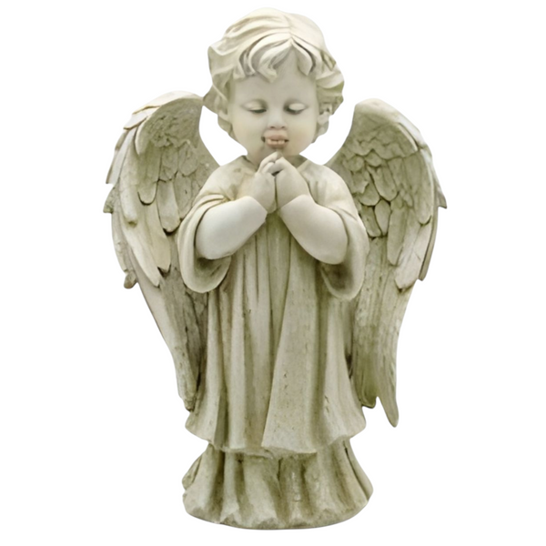 Standing Praying Angel Cherub Statue