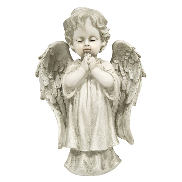 Standing Praying Angel Cherub Statue