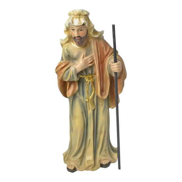 11 Piece Christmas Nativity Scene Colour Figurines Display Set- 30cm