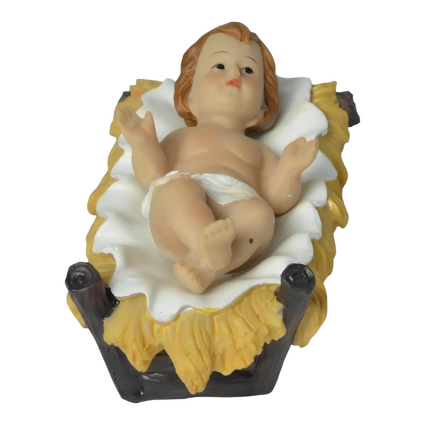 11 Piece Christmas Nativity Scene Colour Figurines Display Set- 22cm
