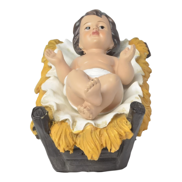 11 Piece Christmas Nativity Scene Colour Figurines Display Set- 30cm