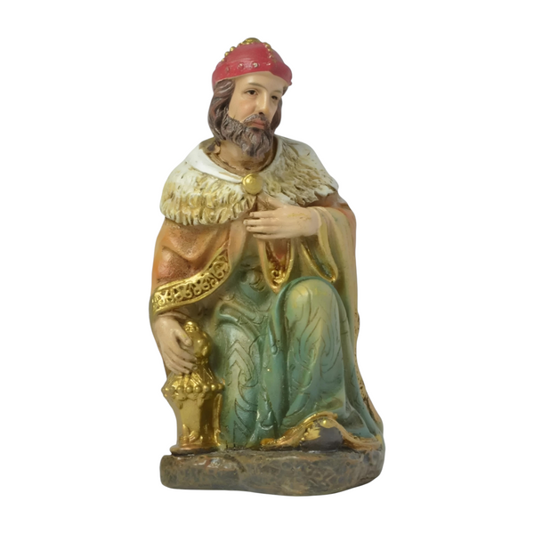 11 Piece Christmas Nativity Scene Colour Figurines Display Set- 13cm
