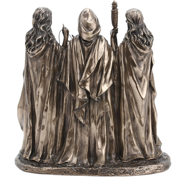 Verosene Bronze The Three Fates Of Destiny Greek Mythology Resin Statue Figurine