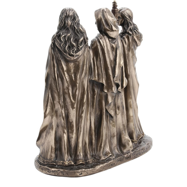 Verosene Bronze The Three Fates Of Destiny Greek Mythology Resin Statue Figurine