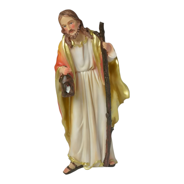 13 Piece Christmas Nativity Scene Colour Figurines & Stable Display Set- 32cm
