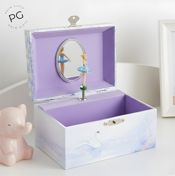 Children's Purple Musical Ballerina Jewellery Box