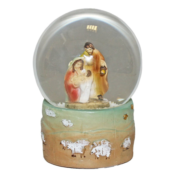 Christmas Religious Holy Family Glass Nativity Scene Water Ball Snow Globe Xmas Gift Waterball Jesus Christ Birth Saviour