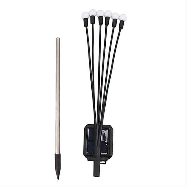 Set 2 Firefly Solar Powered Outdoor Garden Stakes Lights
