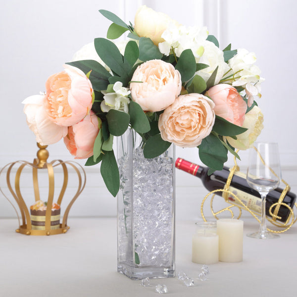 1000 Pieces Clear Acrylic Ice Rock Wedding Table Scatters Centrepiece Vase Fillers