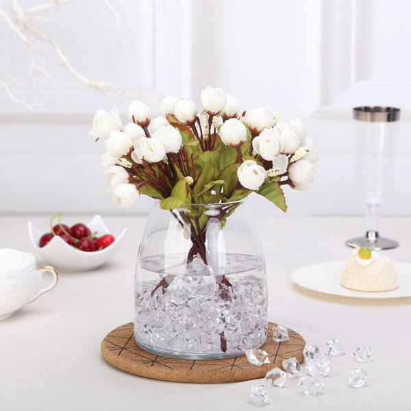 1000 Pieces Clear Acrylic Ice Rock Wedding Table Scatters Centrepiece Vase Fillers